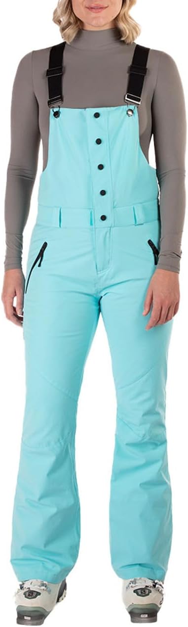 Boulder Gear Marvel II Insulated Ski Bibs (Women's), Swim Cap, 8, Regular