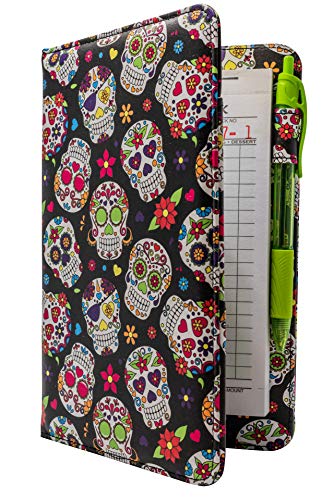 Industry Night Cute Patterns Server Book Organizer/Cool Print Server Wallet for Waitresses