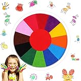 tiopeia Kit de Peinture Drôle de Doigt Jouets de Dessin de Doigt Peinture Enfant Lavable Non Toxique Ensemble de Peinture pour Enfants Jouet éducatif 13 Couleurs