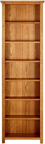 Miniatura 30 de Estantería de madera, estantería y divisor de habitaciones, estante de almacenamiento decorativo para sala de estar, estantería de 5 niveles, 27.5 x