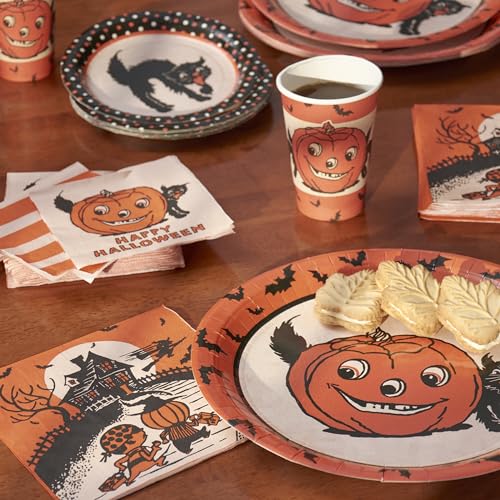 Primitivesbykathyvintagestylehalloweensmplatespackof8 Urban Country Home Decor Primitives by kathy vintage style halloween sm plates pack of 8 urban country home decor
