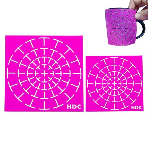 Vistaprint - Plantillas de punto para pintura, plantillas de pintura de puntos, 2 piezas, material suave, herramienta de pintura de puntos para madera, pared, tela, muebles, metal, lienzo,