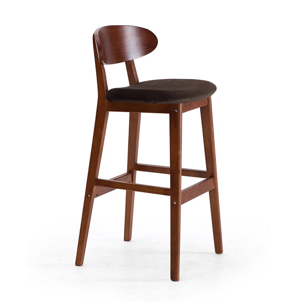 Buy Solid Wood bar Chairs, bar Chairs, EuropeanStyle Back Bars, Simple
