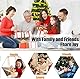 Steemjoey LED Fidget Spielzeug Weihnachten Partygeschenke Leuchtende Fidget Toys für Kinder, LED Fidget Spielzeug Finger Toy Hand Spielzeug ADHD Anti Angst Spielzeug Stressabbau Spielzeug