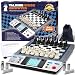 iCore Electronic Chess Set Pro Black: Talking Tutor, Learning Tactics, Ideal for Kids & Adults
