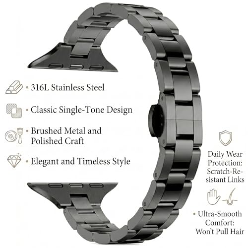 Image of Slim Stainless Band for Apple Watch Series 11-1 /SE, Ultra 3-1