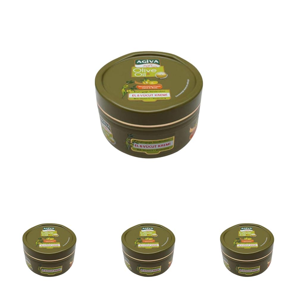 AGIVA Soft Krem 300Ml Zeytin Yağlı (4 paketi)