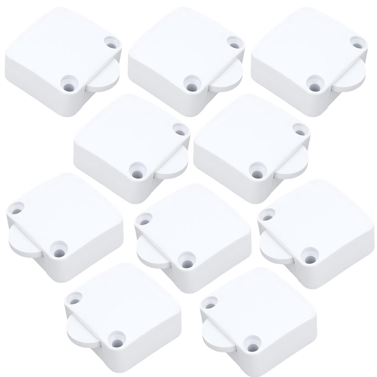 KARIGARHAAT 220V Wardrobe Cabinet Door Push to Off Switch Automatic Light Sensor Button for Almirah Sliding Closet Furniture Refrigerator Electric Control Use (PACK OF 10)-image-35