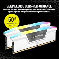 CORSAIR Vengeance RGB DDR5 32GB (2 x 16GB) Bis zu 6000MHz AMD Intel RAM – Ansicht 3