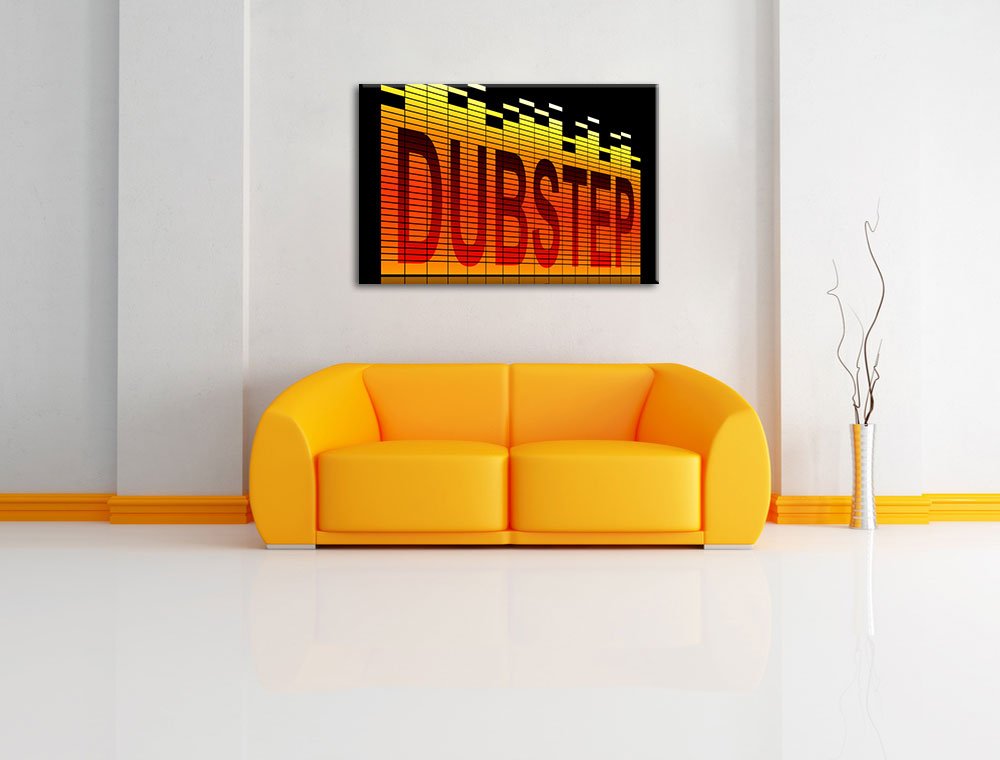 InstyleArt Dubstep Electro Musica Stampa su Tela 120x80 cm Artistica murale