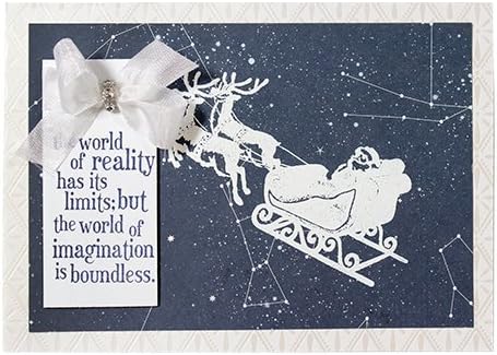 Spellbinders Santa Sleigh 3D Shading Stamp, Multicoloured, 15 x 13.1 x 0.8 cm - Image 4