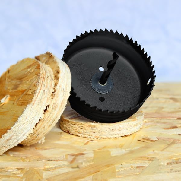 Miniatura 8 de Kit de sierra de metal de 16 piezas con 12 piezas de sierra de agujero de 34 a 5 pulgadas, llave hexagonal, placa de transmisión, 2 pérgolas y