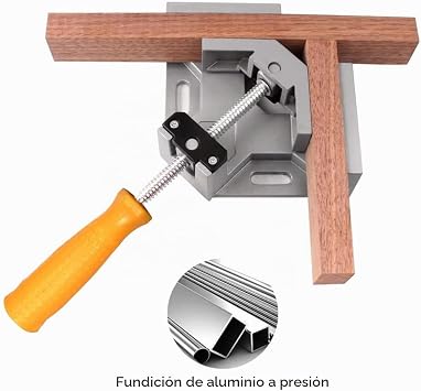 2Pcs Square Sergeant, 90° Right Angle Clamp, Single Handle Corner Clip with Adjustable Swivel Jaw for Woodworking, Engineering, Welding (Grey)
