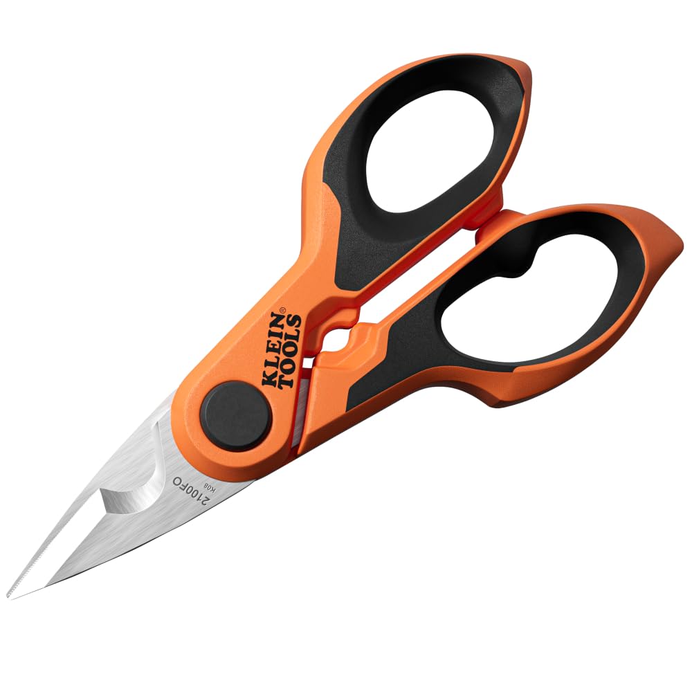 Amazon.com: Klein Tools 2100FO Stainless Electrician Scissors with