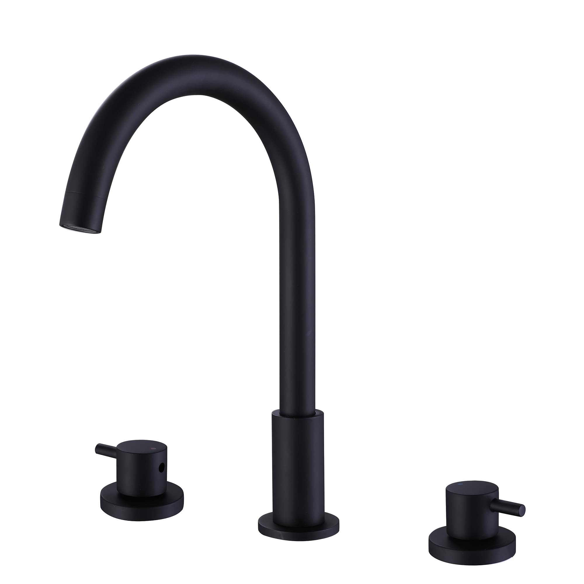 Robinet de lavabo noir mat haut de gamme style rétro chic