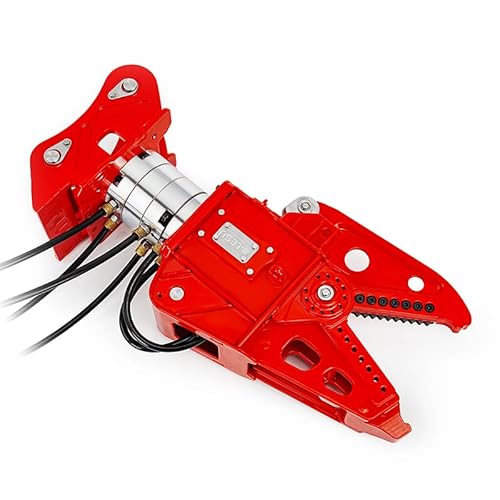 TOUCAN RC HOBBY Cizalla hidráulica de metal con rotación de 270° para LESU Aoue C374F excavadora