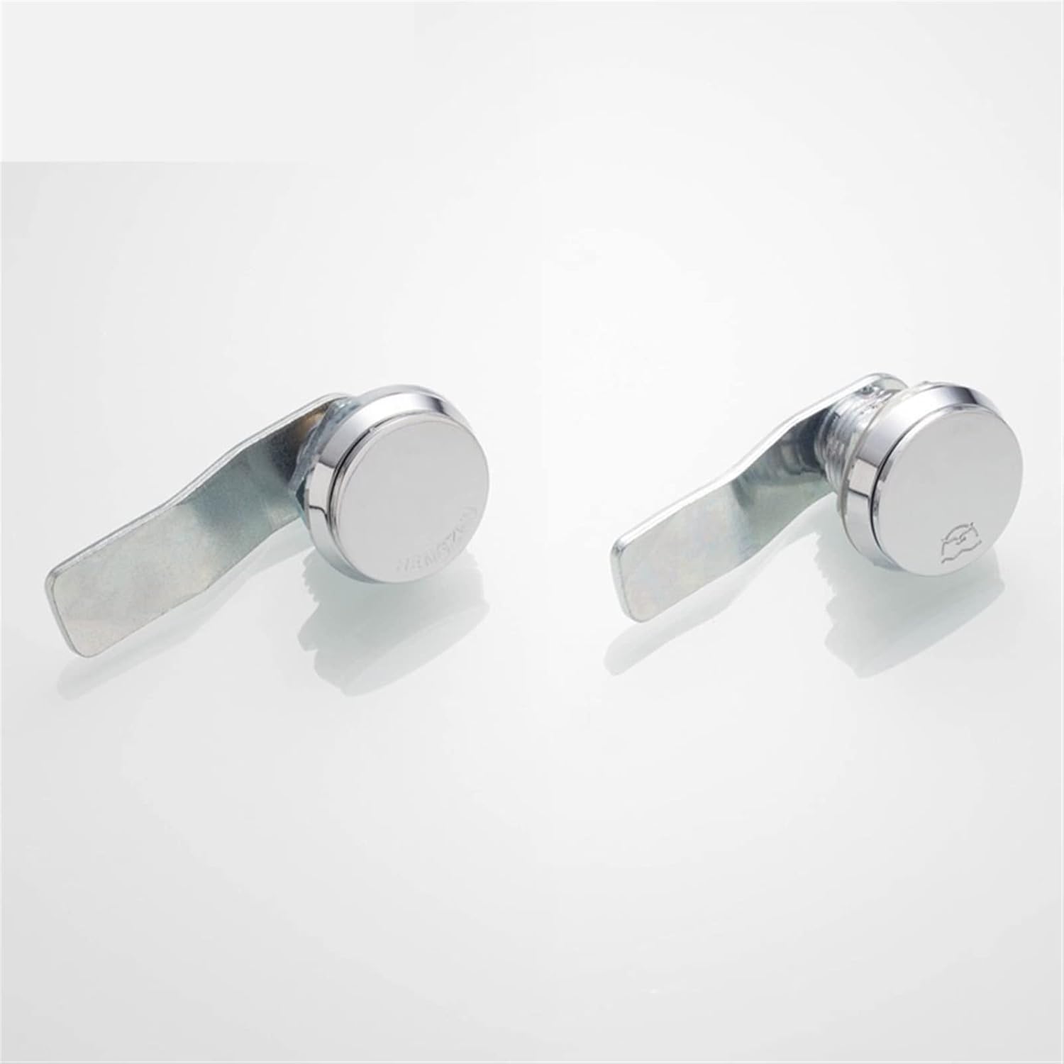 Cabinet Cam Lock with Cap 2 Tubular Cross Keys for Outside Box Door Mailbox Industrial Hardware LK1002 1Pcs(A)