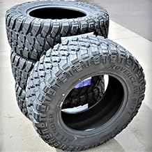 Set of 4 FOUR Atlander Roverclaw M/T I Mud Off-Road Light Truck Radial Tires-33X12.50R18LT 33X12.50X18 33X12.50-18 118Q Load Range E LRE 10-Ply RBL Raised Black Letters