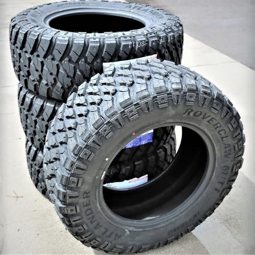 Set of 4 (FOUR) Atlander Roverclaw M/T I Mud Off-Road Light Truck Radial Tires-31X10.50R15LT 31X10.50X15 31X10.50-15 109Q Load Range C LRC 6-Ply RBL Raised Black Letters