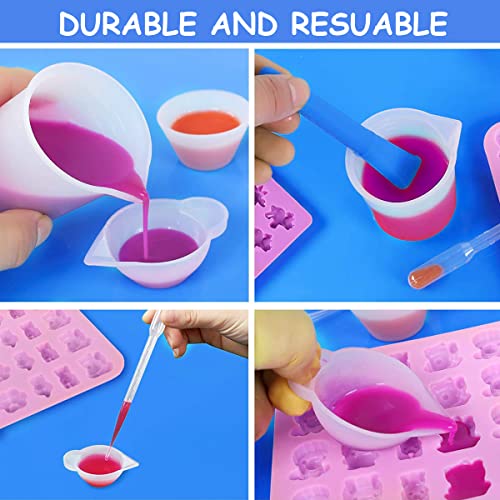 Image of HASTHIP Silicone Resin Measuring Cups 36 Pcs Kit with Mixing Bowl | Easy Pouring and Mixing, Helps Reduce Spills and Waste, Flexible Silicone, Reusable Design, Customer Support Included