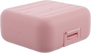 HEALEEP Mini Organizador De Píldoras Portátiles Con 7 Compartimentos Medicina De Viaje Dispensador Píldora Píldora Píldora Para Hombres Píldor De La Píldora Diaria De La Prueba De Los