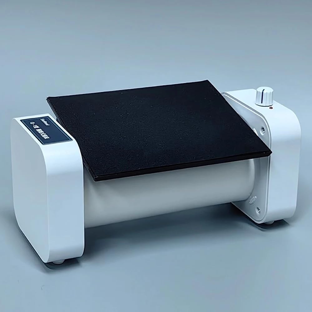 Toplionace Agitador de Balancín con Pantalla Digital de 220V CA y Velocidad Ajustable de 0 a 80 Rpm para Cultivos Celulares de Laboratorio y Experimentos Bioquímicos, Q-1