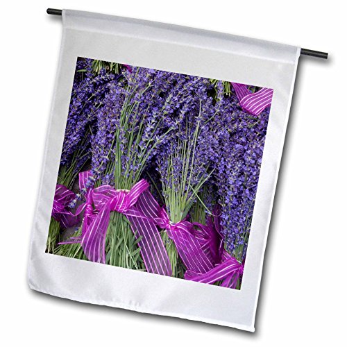3dRose fl_96324_1 Washington, Sequim, Lavender Festival Flowers-US48 JWI3080-Jamie and Judy Wild Garden Flag, 12 by 18-Inch -  3D Rose - LG