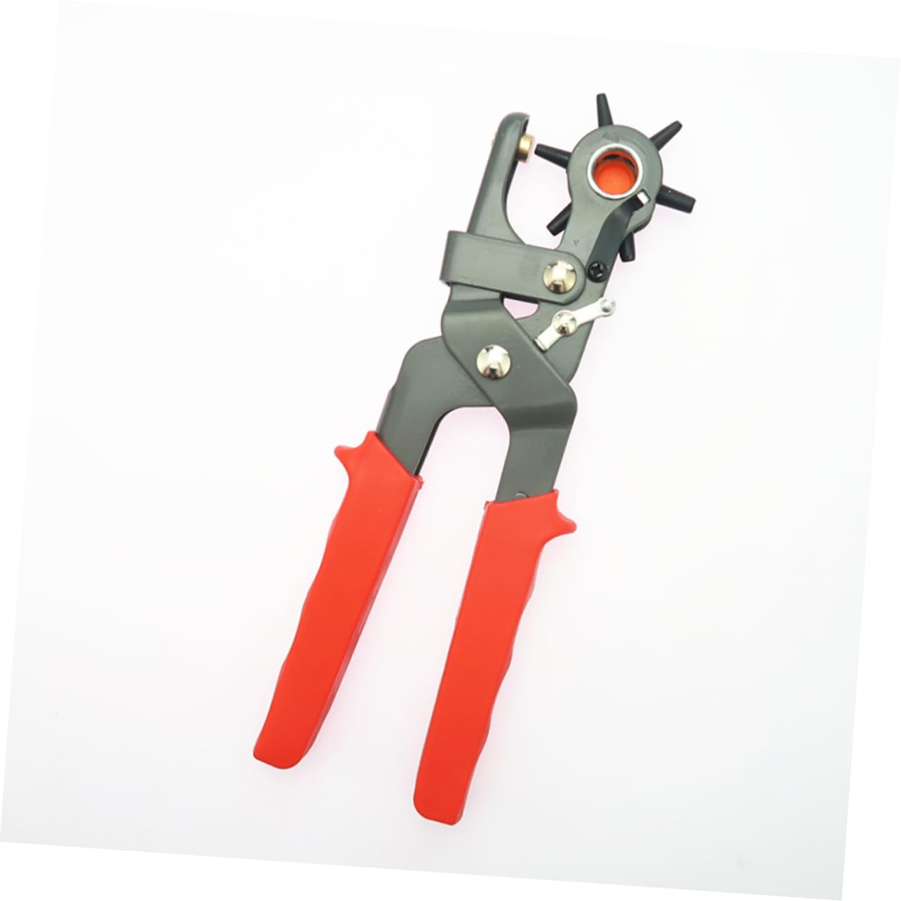 Uonlytech Leather Belt Hole Punch Tool Punching Plier for DIY Leather Craft Design Ergonomic Handle for Comfortable Use