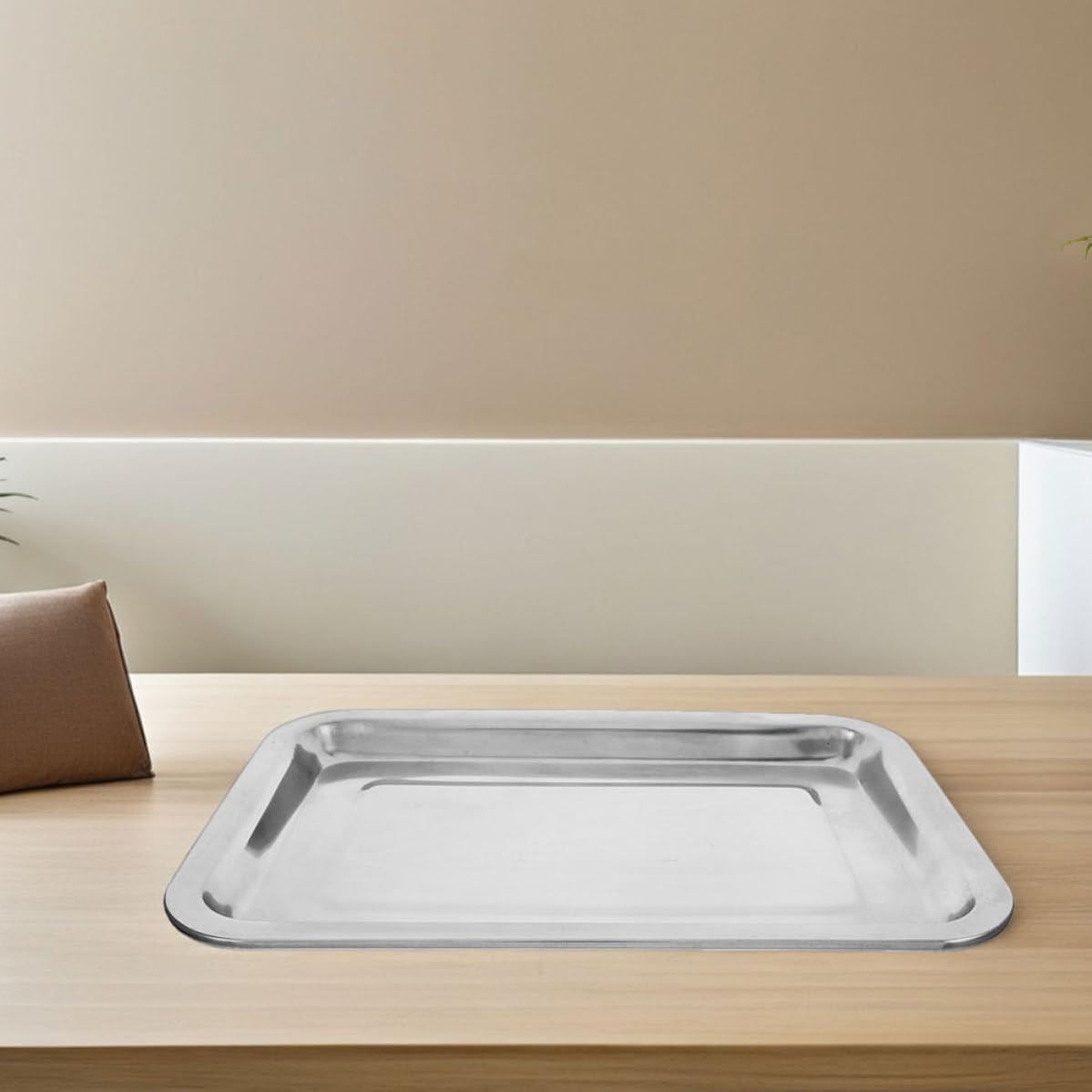 Stainless Steel Lab Instrument Tray and Tattoo Tools | Easy to Clean Acid and Alkali Resistant Silver Finish , Spill Containment