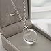 Meolin Real Dandelion Seed Necklace Floating Charms Pendant Necklace Wish Necklace