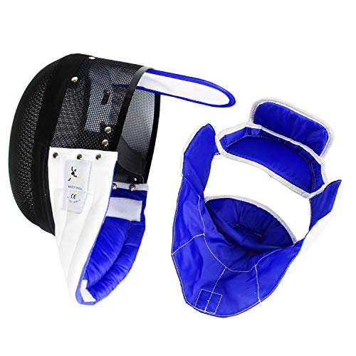 image for LEONARK Black 350NW Fencing Epee Mask with Detachable Inner Lining Hem
