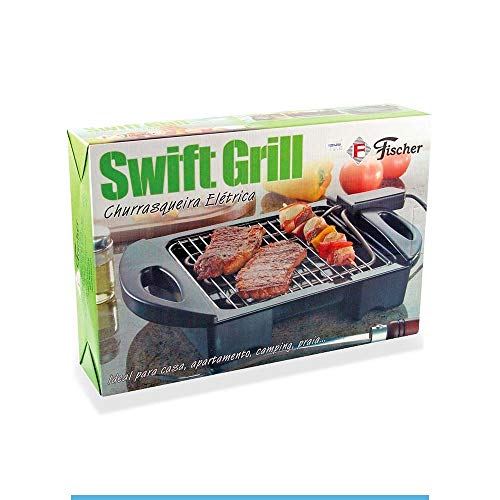 FISCHER CHURRASQUEIRA ELÉTRICA SWIFT GRILL PRETA 220V - 4665-9519