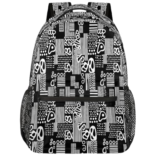 Mochila escolar de viaje para laptop de 15.6 pulgadas, ligera, para universidad y secundaria