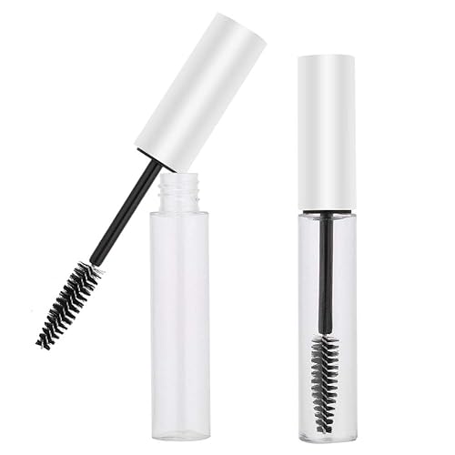 Miniatura 3 de Laven - Botella vacía para rímel, 5 colores, 0.3 onzas líquidas, tubo de rímel vacío con varita de pestañas, botella vacía reutilizable