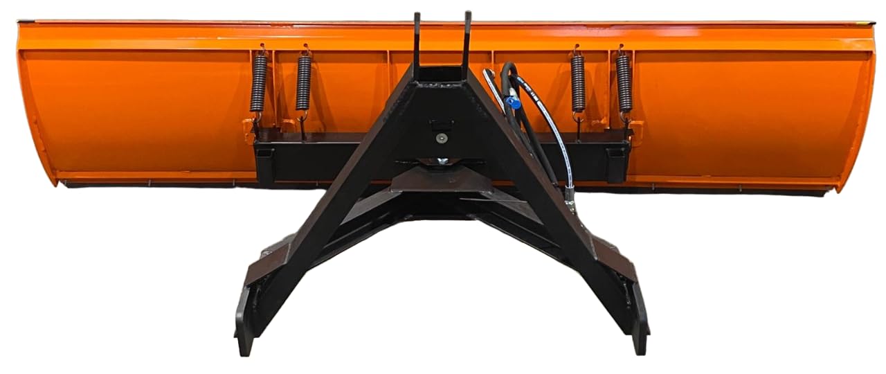 Schneeschild Schneeschieber Schneepflug für Bulldog Kat-2 Traktor / 200x57cm inklusive Hydraulikzubehör