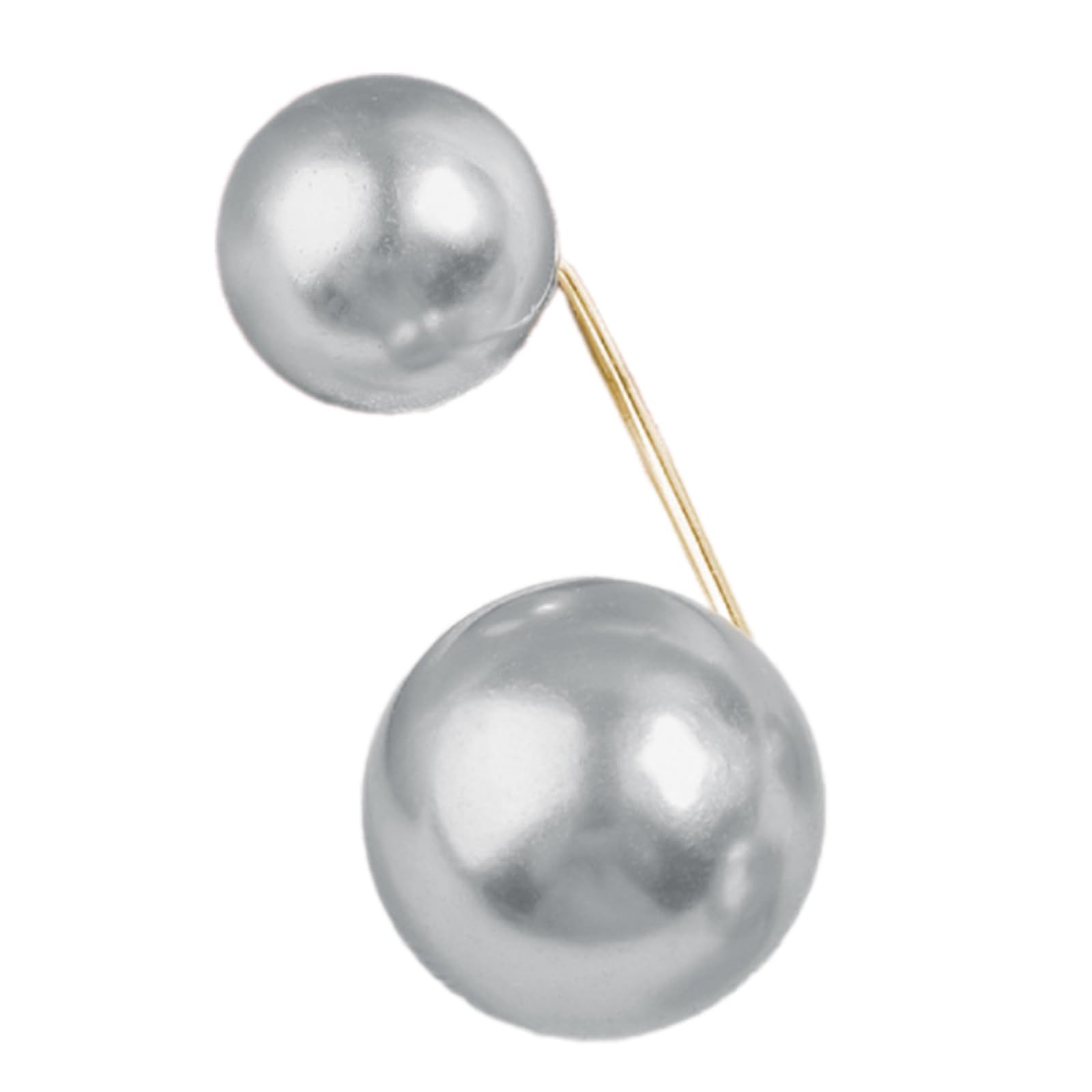 Psdndeww Artificial Pearls Waist Tightener Pants Shortener Clip Trousers Length Adjuster Clip Shawl Cardigan Collar Safe Pin Skirt Adjuster