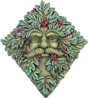 Nemesis Now Berry Beard Wall Plaque 24cm Green, Resin