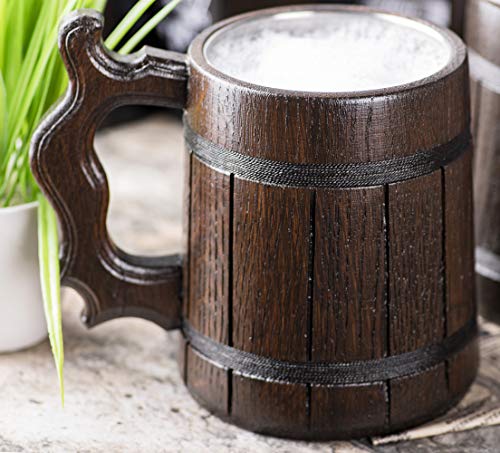 Jarra de madera DM para cerveza 17oz miniatura 4
