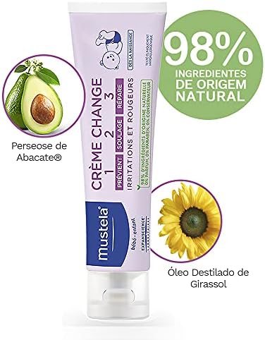 Mustela Vitamin Barrier 1 2 3 Cream 100ml, (Pack of 1)