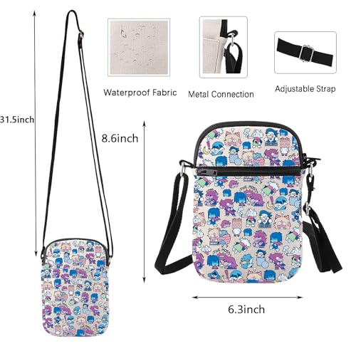 WUSUANED Cartoon Game Crossbody Bag Fictional Characters Bag RPG Lover Gift Video Games Fan Gift2