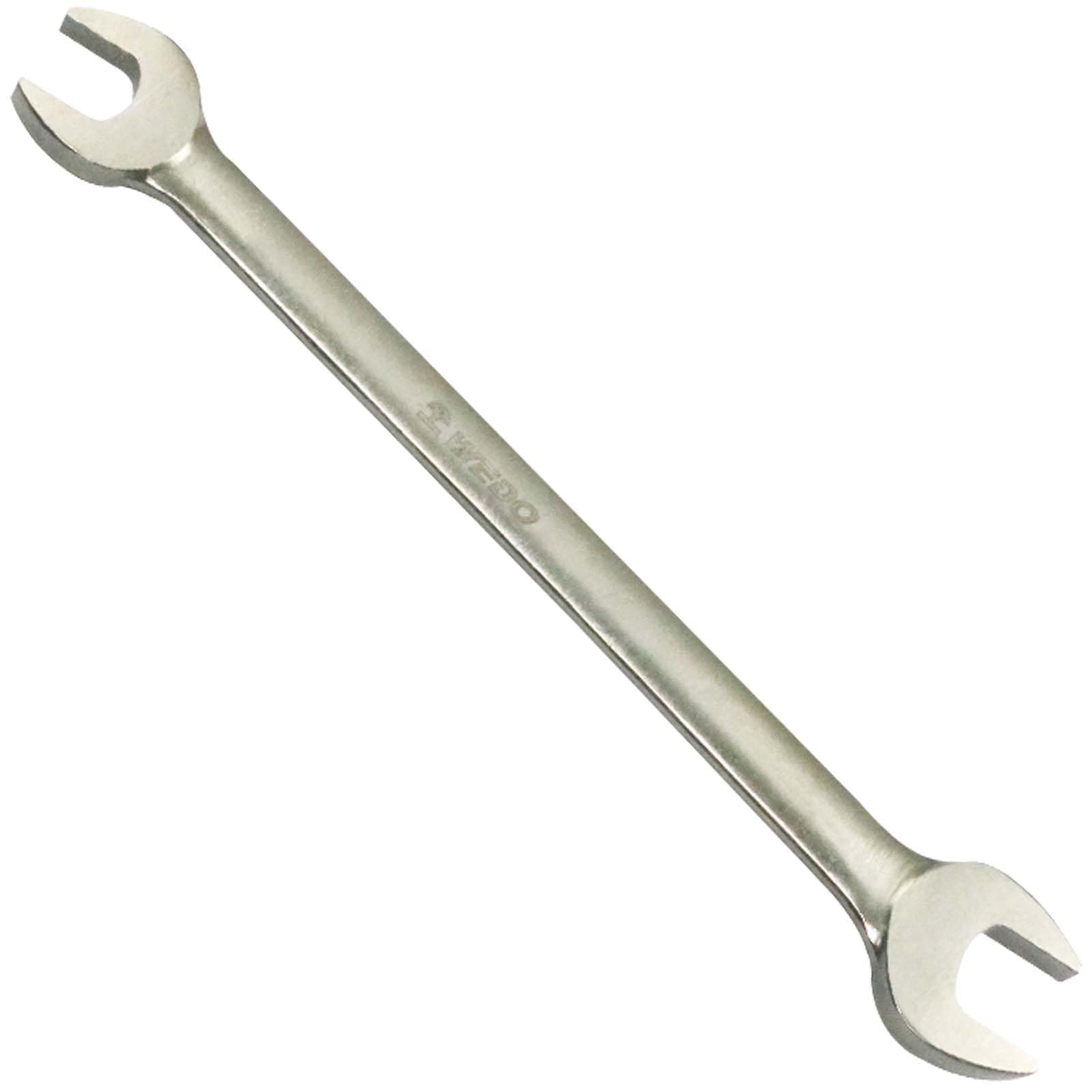 WEDO Titanium Open End Wrench,Metric,Double Side Open End 12x14mm,15 Degree Offset,Length 180mm,Lightweight,Non-Magnetic,Corrosion Resistant,One-time Die-Forged,Apply in Aerospace,Marine