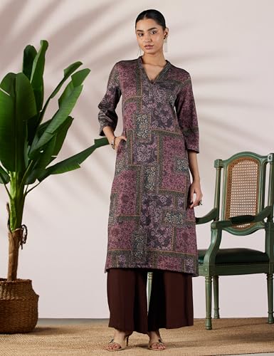 Image of BIBA Women Straight Printed Kurta