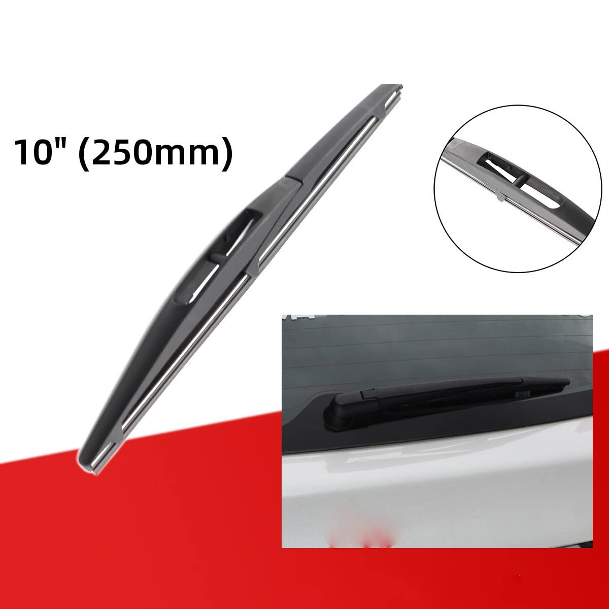 Per M&itsubishi ASX per Outlander Sport Rvr MK3 2010 2011 2012 2013 2014 2015 2016 2017 2018 2019 Anteriore Posteriore Tergicristallo Spazzole Cutter 24"+21"+10 "