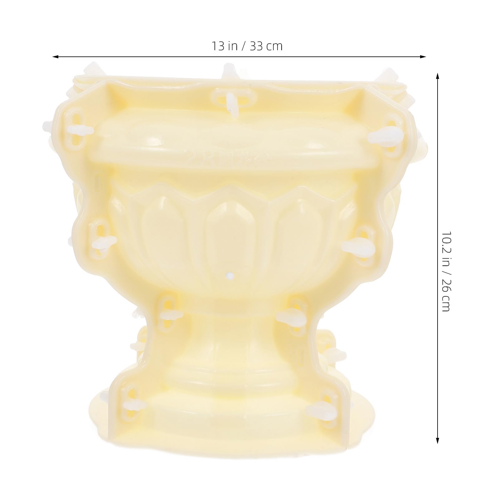 Angoily Stampo per di Fiori Beige in Plastica Flessibile e Lavabile Design Robusto e Spessore Ottimale per e Artigianato