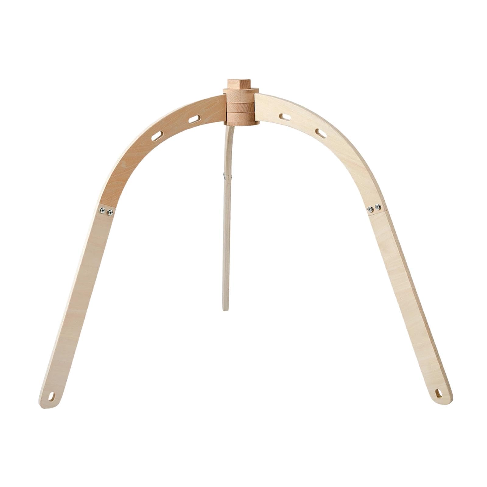 Holz Spielbogen Mit Hängespielzeug Dreieck | sicheres Dreieck-Design, aus Holz, einfacher Aufbau, fördert Motorik