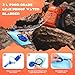 Maelstrom Hydration Hiking Backpack with 2L/3L Water Bladder, High Flow Bite Valve Camping Daypack Lightweight (2.Orange, 2L Bladder)