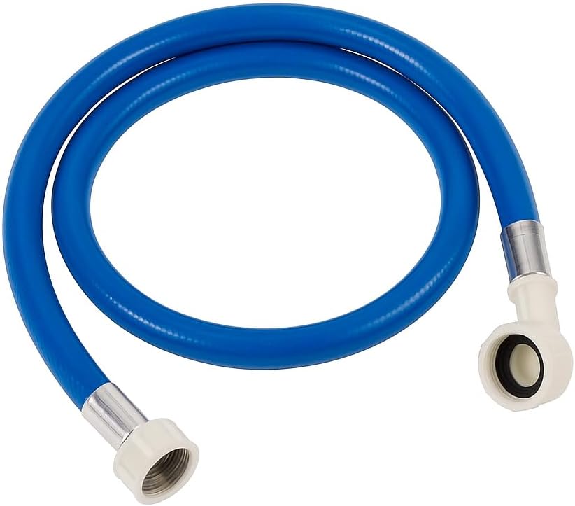 JD Brands Universal Washing Machine and Dishwasher Cold Water Inlet Hose [1.5m / 2.5m / 3.5m] | Cold Fill Feed Pipe with 3/4 Inch BSP Fittings | Compatible with Most Main Brands (1.5m)