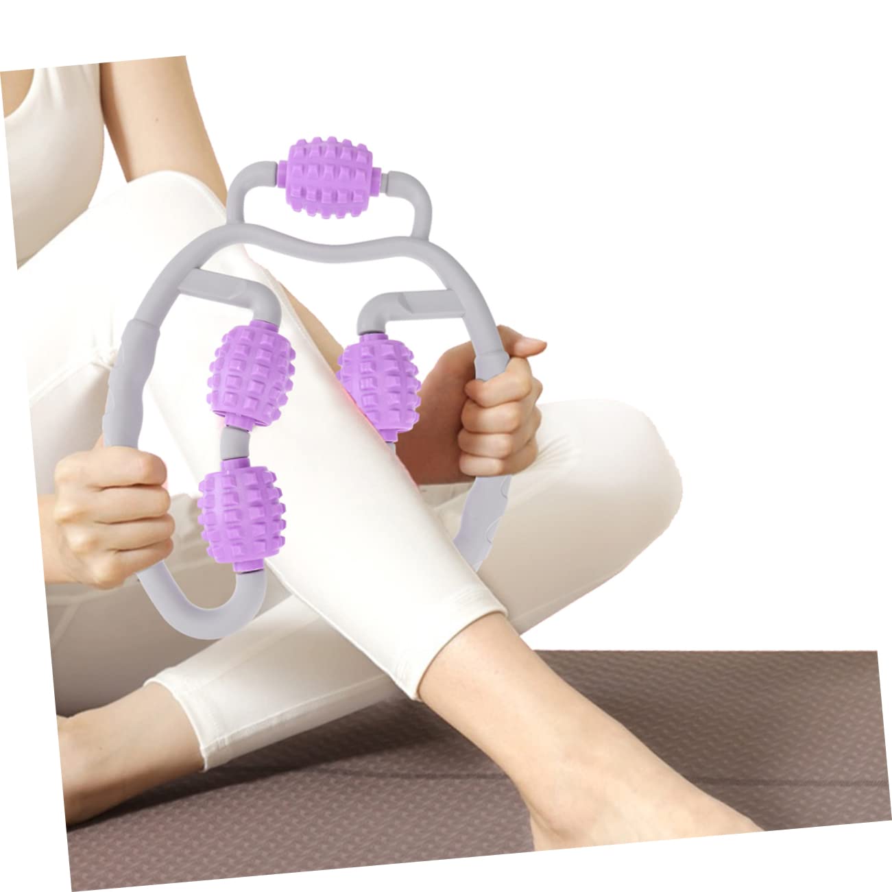 Rullo da Massaggio Muscolare Professionale 2 Pezzi in Abs | Uso Dopo Allenamento e Casa, Design Portatile, per Avambracci e Arti Inferiori