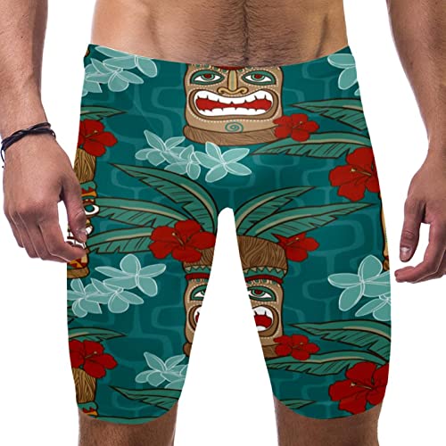 Traje de baño hawaiano hombre de secado rápido multicolor DAPHL de playa