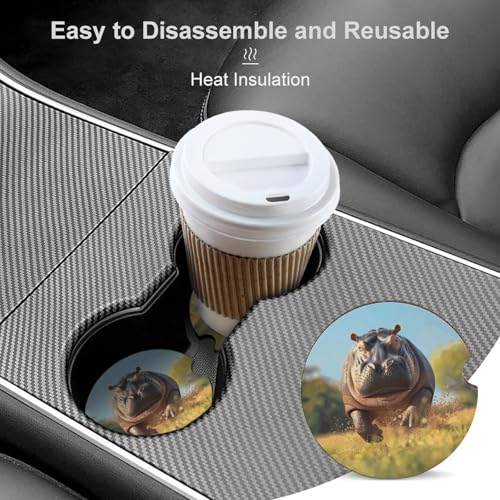 Posavasos para Carro con Diseño de Animales Corrientes 2 Pack miniatura 4